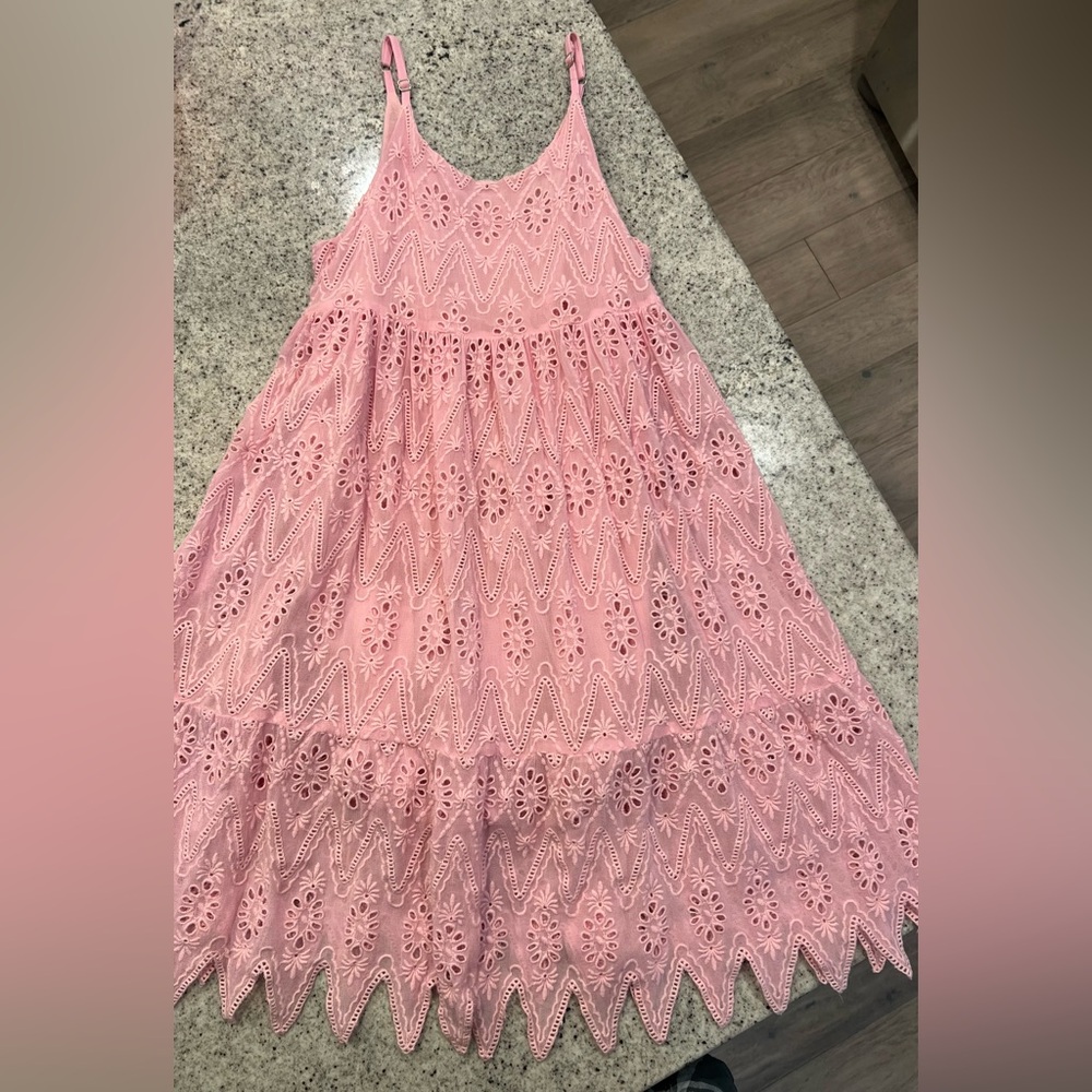 Peek Pink Lace Dress Girls Size 8
